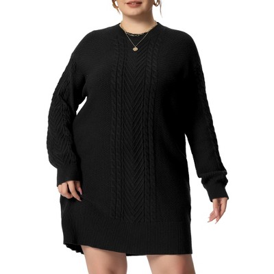 black dresses for women plus size